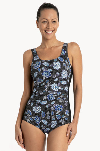 Floral Pintuck One Piece