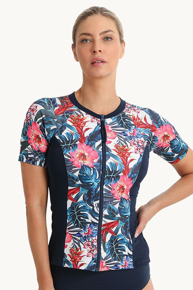 Forever Folk Wahine Short Sleeve Suntop
