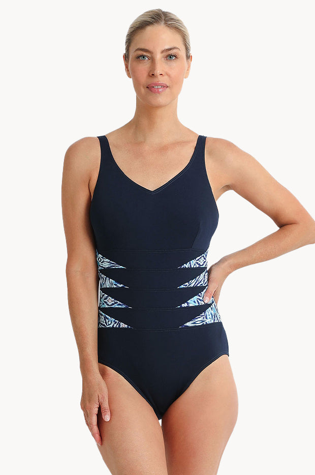 Tide Triangle Splice Tank One Piece