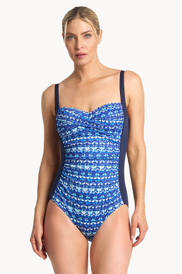 Dynasty D Cup Cross Front One Piece