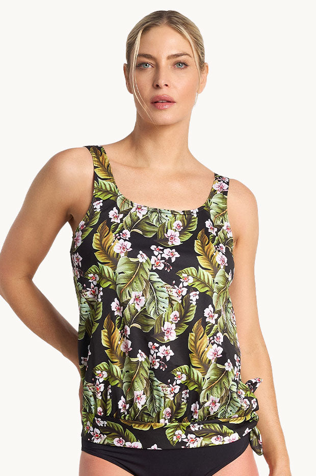 Leafique Scoop Blouson Tankini Separate