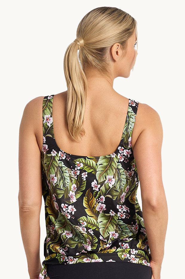 Leafique Scoop Blouson Tankini Separate