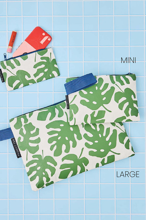 Monstera Zip Pouch