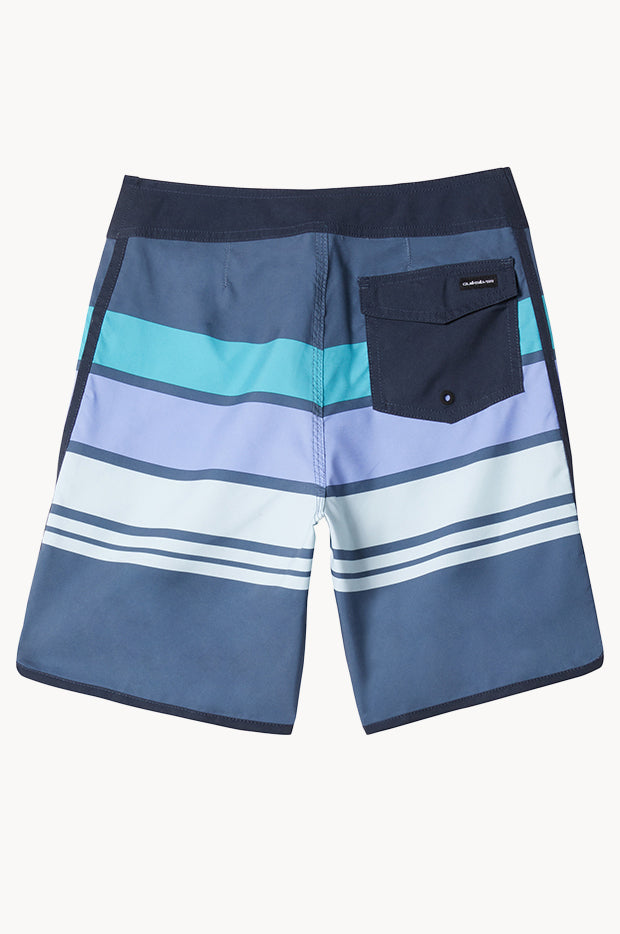 Boys Everyday Stripe 17" Boardshort