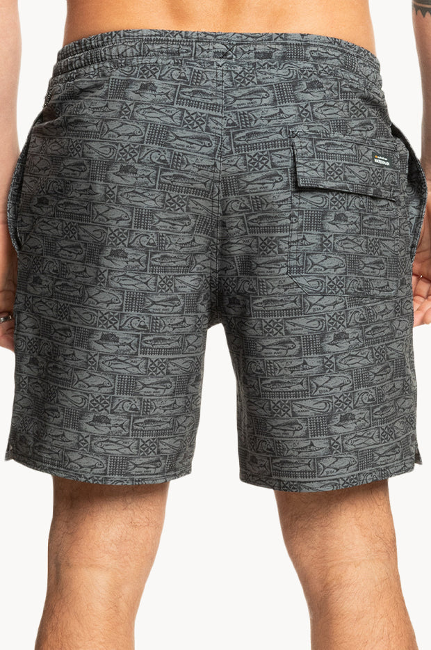 Mens Hana Bay 17" Volley Boardshort