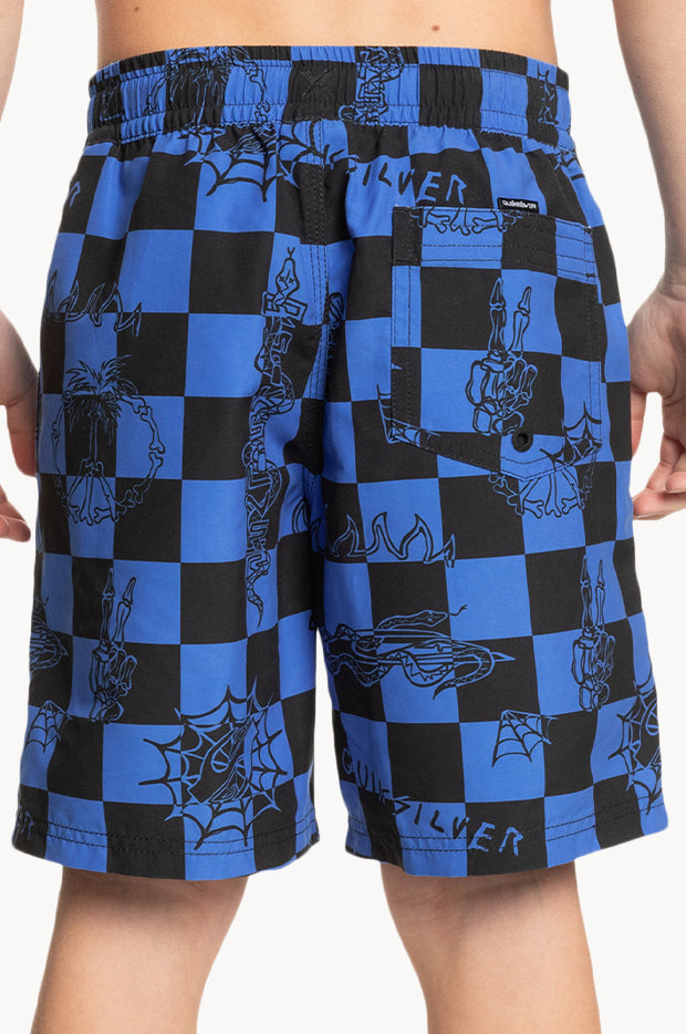 Boys Bones 15" Volley Boardshort