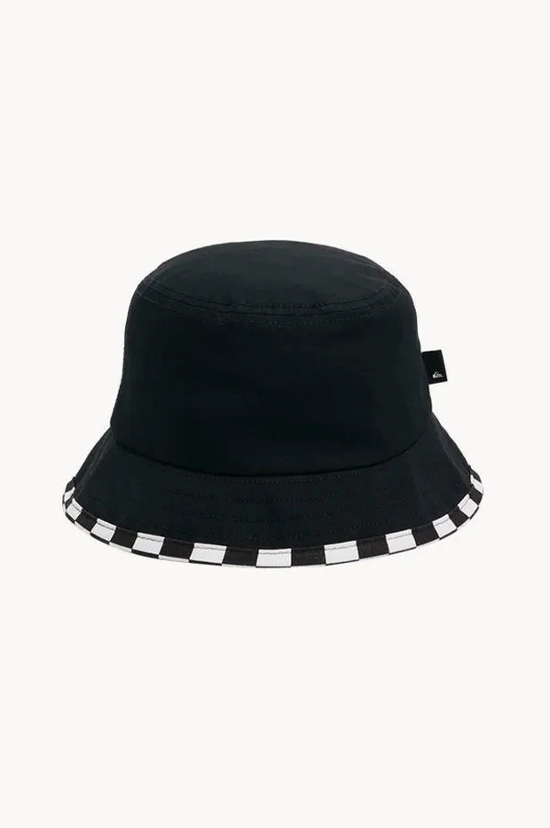 Quiksilver - Toddler Boys Checkers Bucket Hat - Black | Swimwear Galore AU