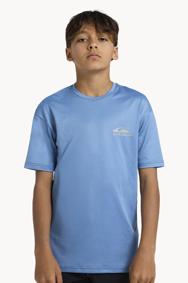 Boys Carbon Surf Short Sleeve Suntop