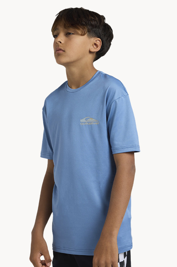 Boys Carbon Surf Short Sleeve Suntop