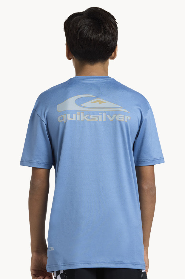 Boys Carbon Surf Short Sleeve Suntop