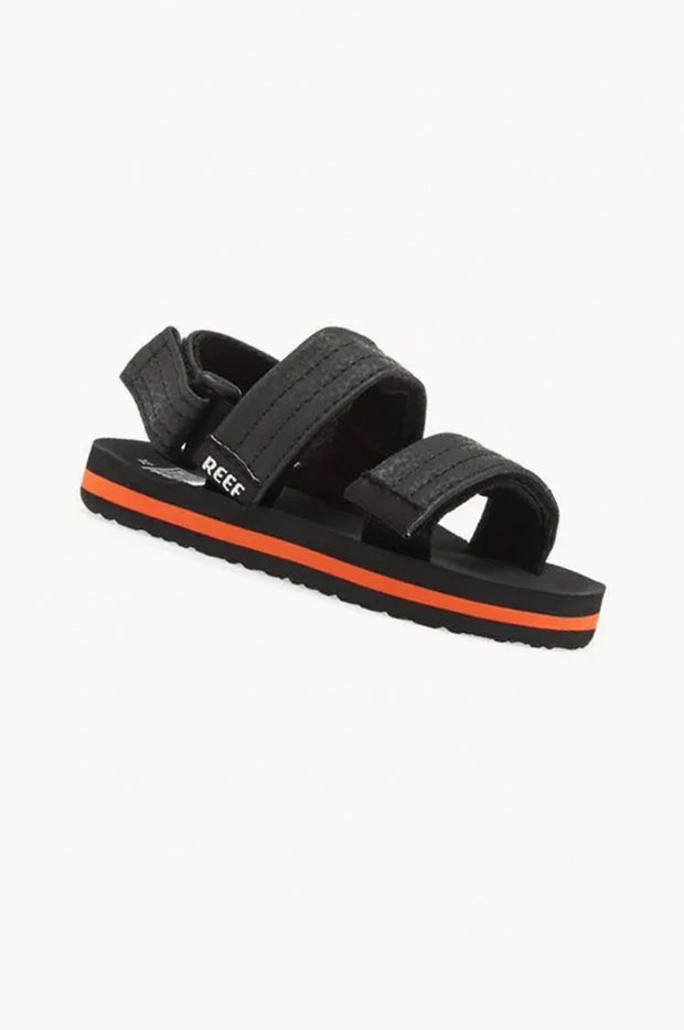 Reef Toddler Boys Little Ahi Convertible Sandal Grey Orange Swimwear Galore AU