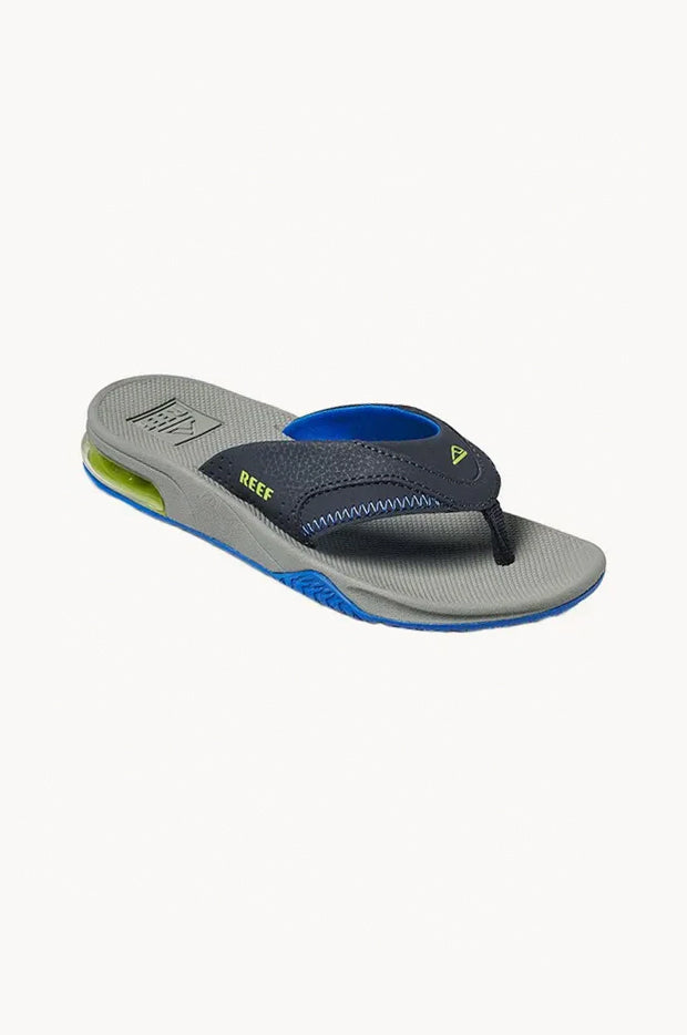 Reef Boys Fanning Thong Navy/Lime Swimwear Galore AU