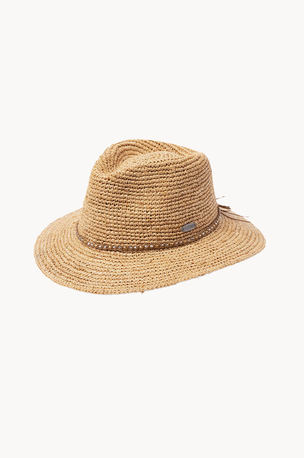 Magdalena Raffia Adjustable Fedora