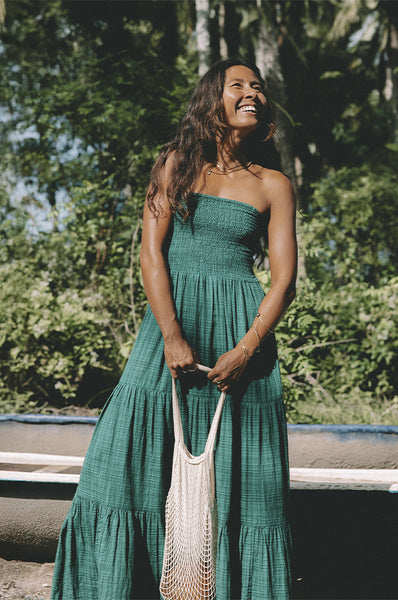 Roxy - Baby Mine Maxi Dress - Evergreen | Swimwear Galore AU