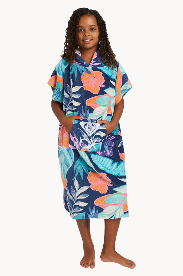 Girls Tropical Stay Magical Hooded Towel