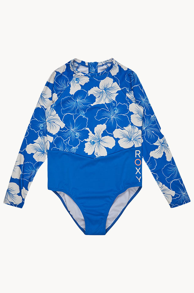 Girls Hippy Hibiscus Sunsuit