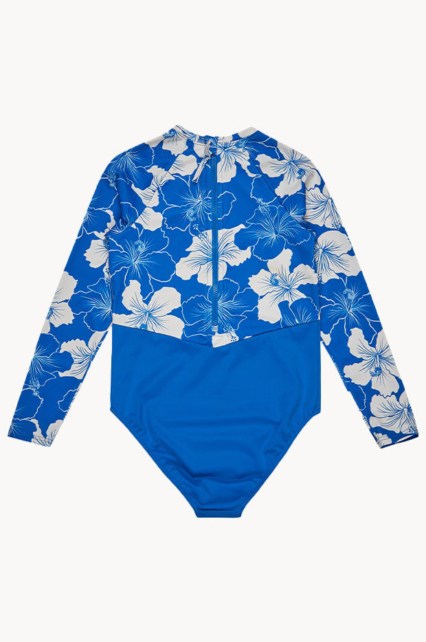 Girls Hippy Hibiscus Sunsuit