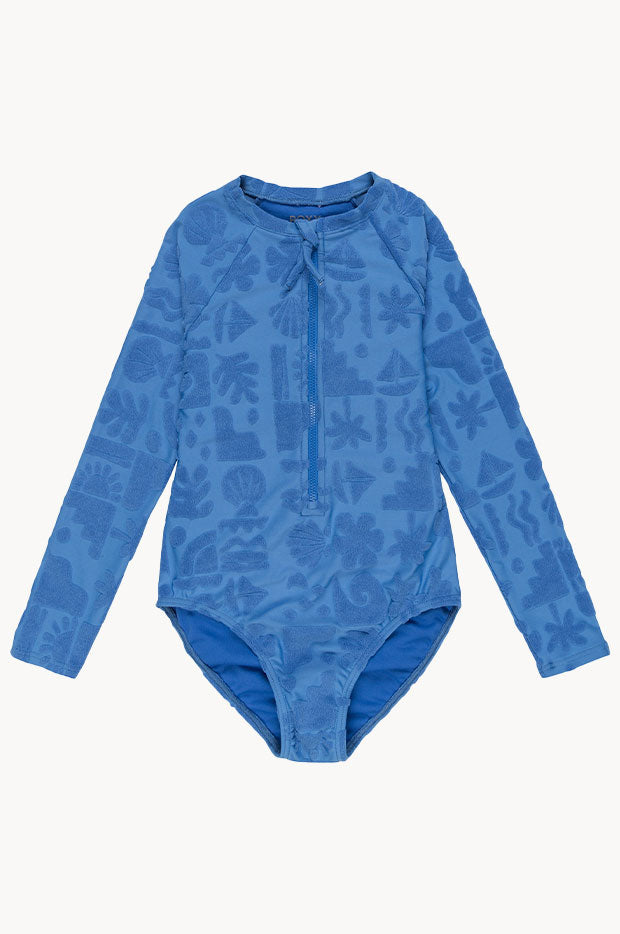 Girls Beach Check Sunsuit