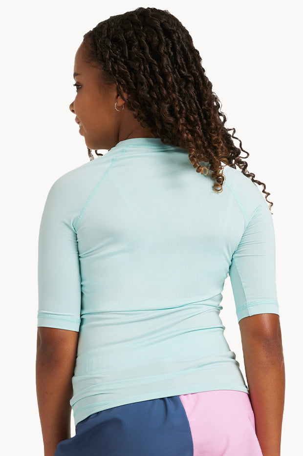 Girls Essential Short Sleeve Suntop