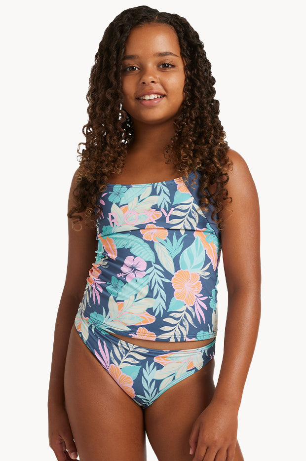 Girls Tropical Active Tankini Set