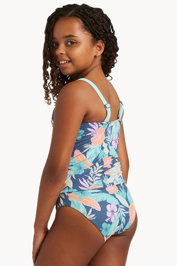 Girls Tropical Active Tankini Set