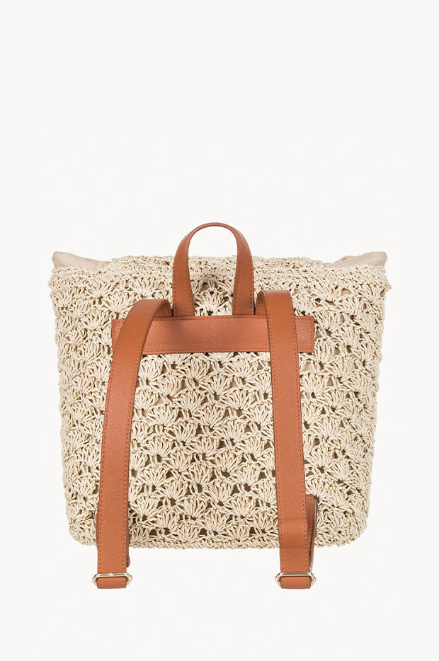 Coco Passion Straw Backpack