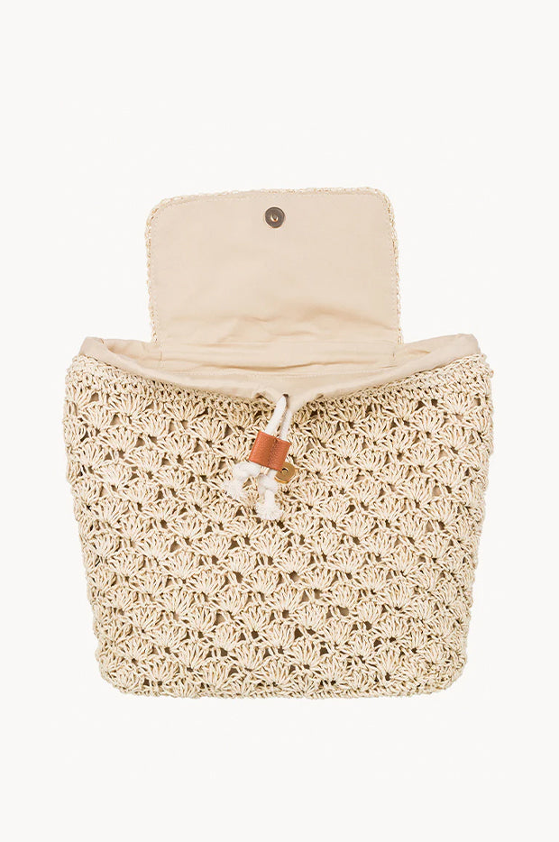 Coco Passion Straw Backpack