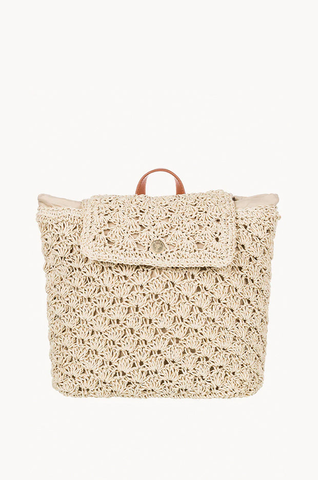 Coco Passion Straw Backpack