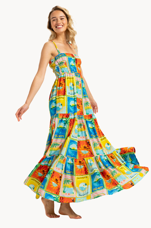 Atlas Sunshine Coastline Maxi Dress