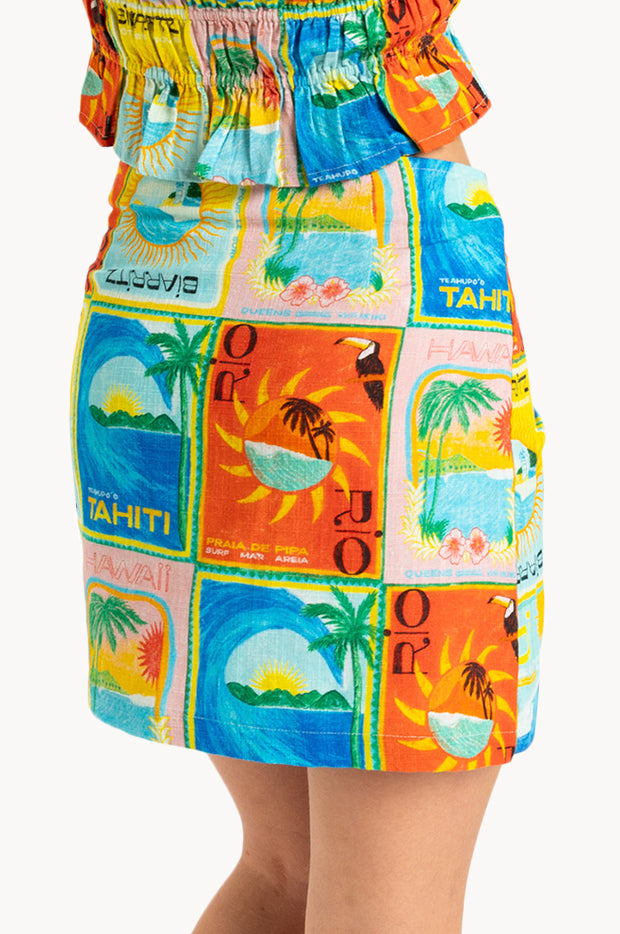 Atlas Summer Cocktail Skirt