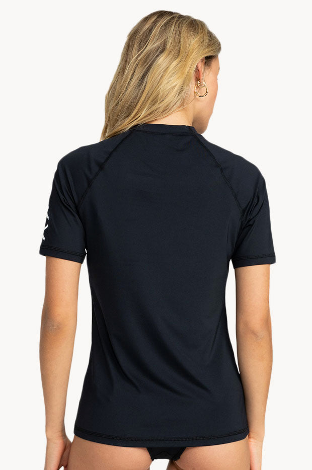 Eco Essentials Zip Front Short Sleeve Suntop