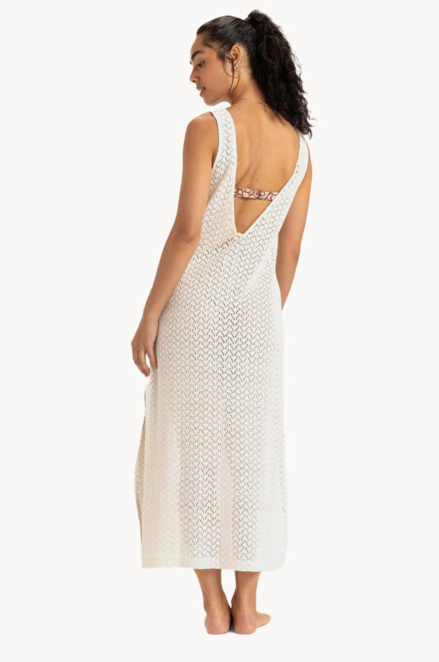 roxy crochet dress Roxy Women's Crochet Heart Long Sleeve Dress