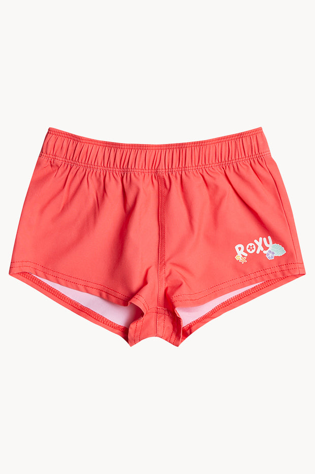 Girls Basic Solid Boardshort