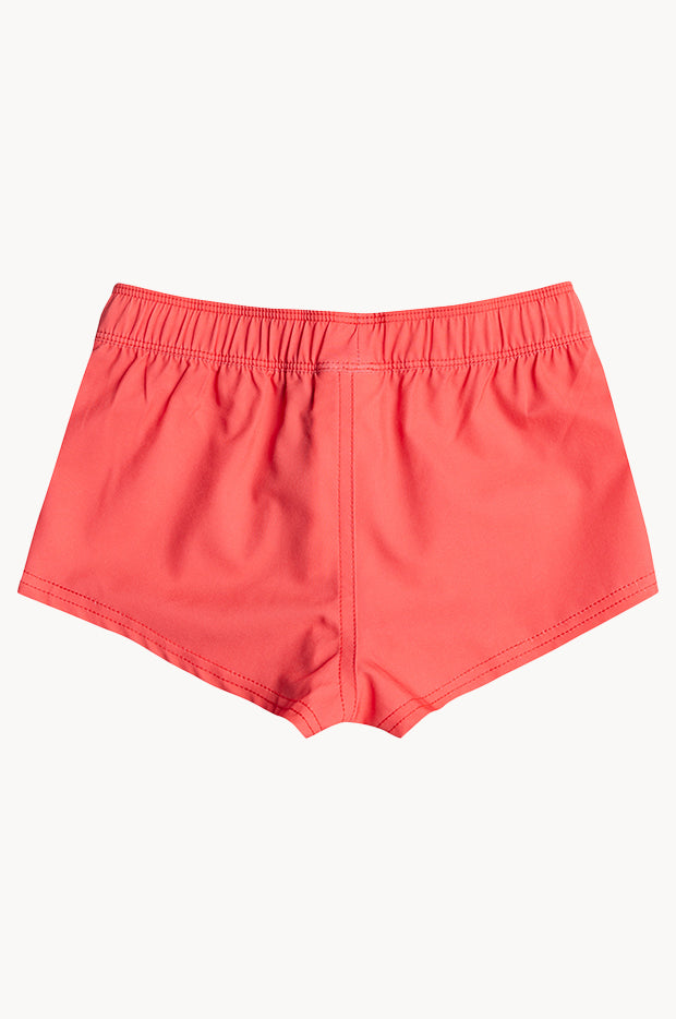 Girls Basic Solid Boardshort