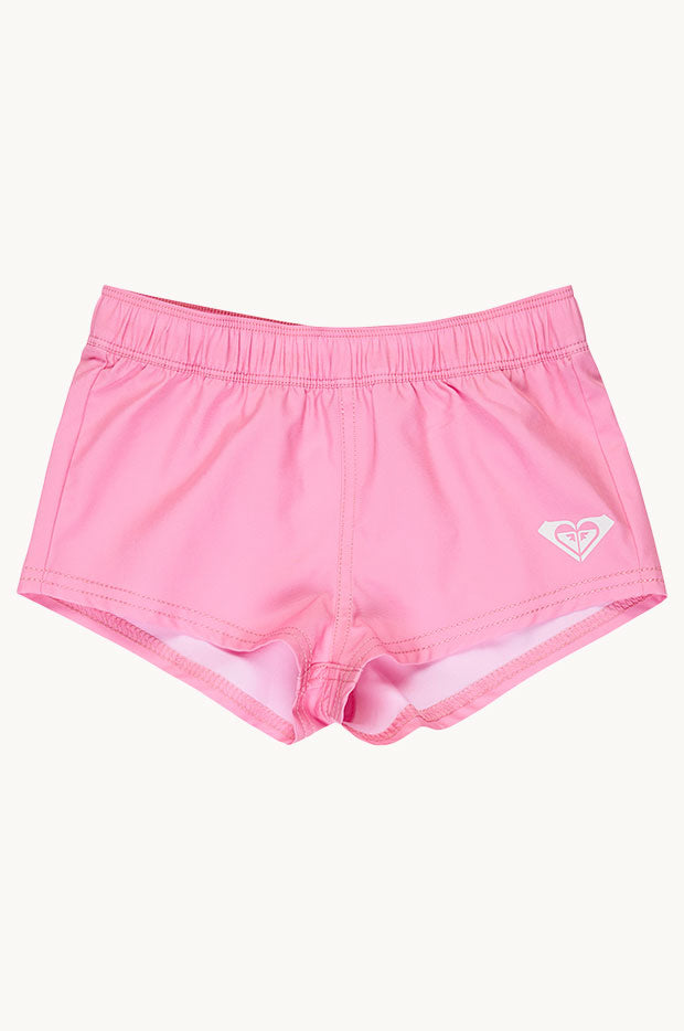 Girls Solid Basic Boardshort