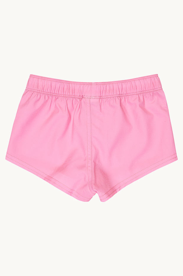 Girls Solid Basic Boardshort