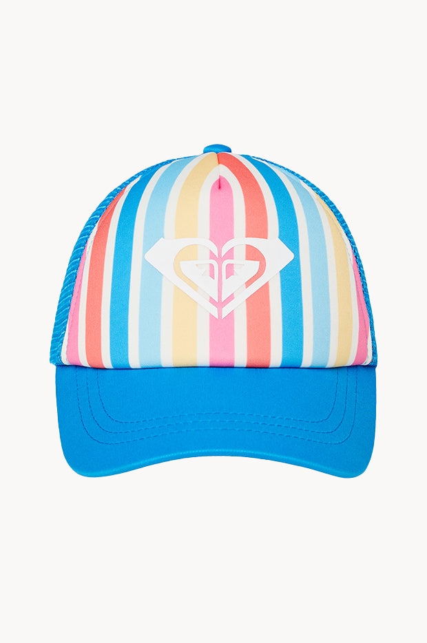 Girls Stripe Sweet Emotions Cap