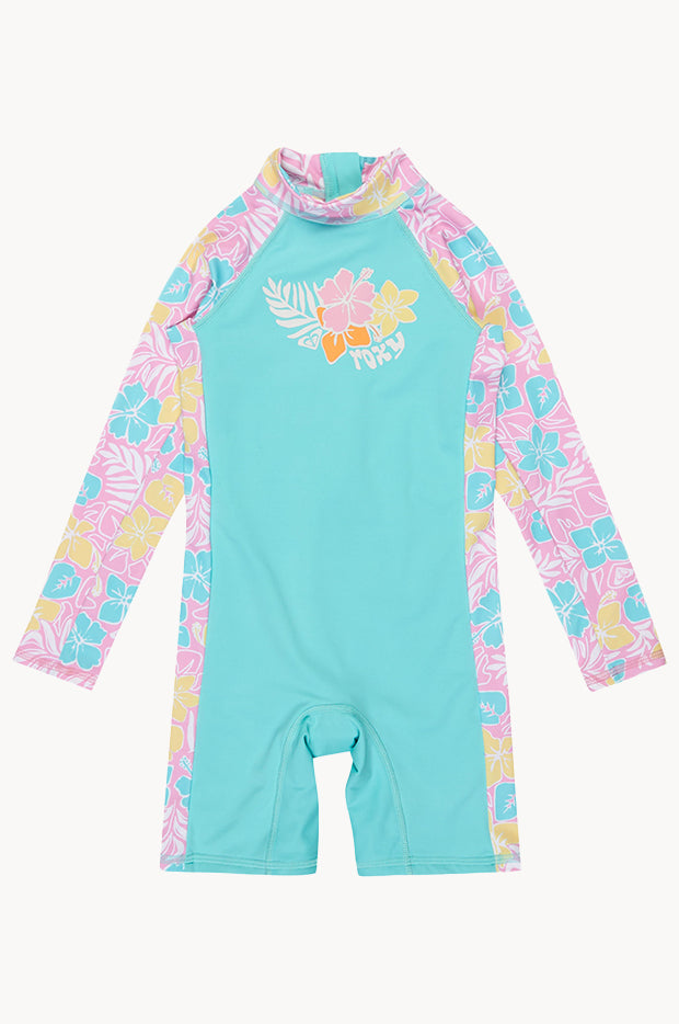 Girls Hibiscus Jam Tropical Square Spring Suit
