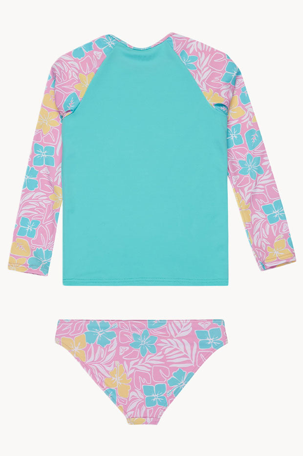 Girls Hibiscus Jam Suntop Set