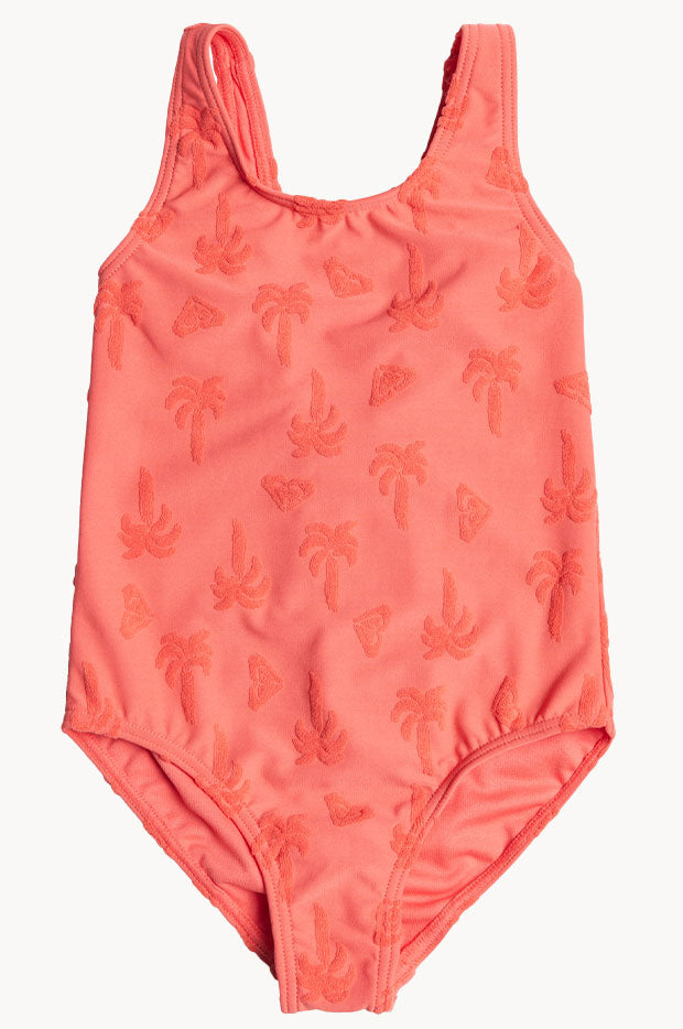 Girls Palm Tree One Piece