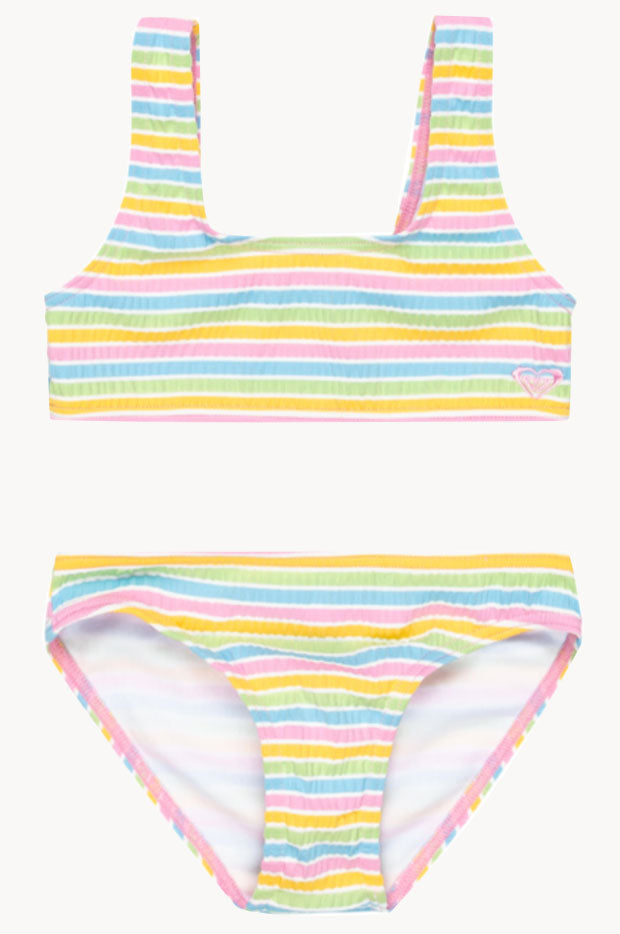 Girls Mirage Stripe Bralette Set