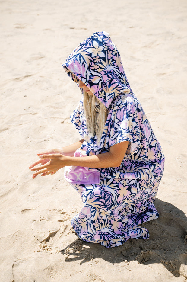 Girls Marina Vibes Hooded Towel