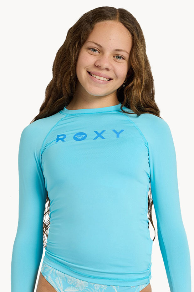 Girls Essential Long Sleeve Suntop