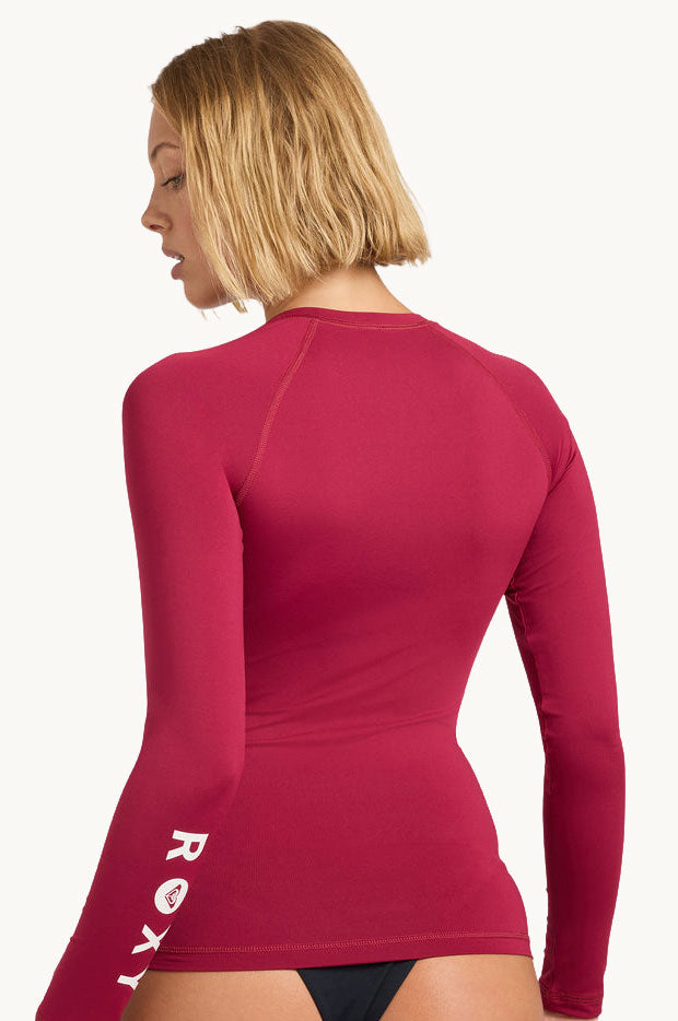 Essentials Long Sleeve Zip Suntop
