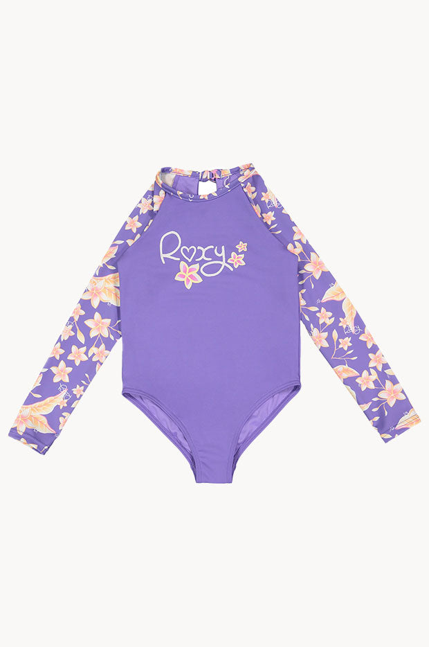 Girls Plumeria Love Sunsuit