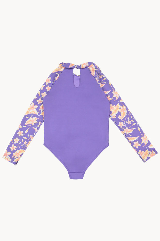 Girls Plumeria Love Sunsuit