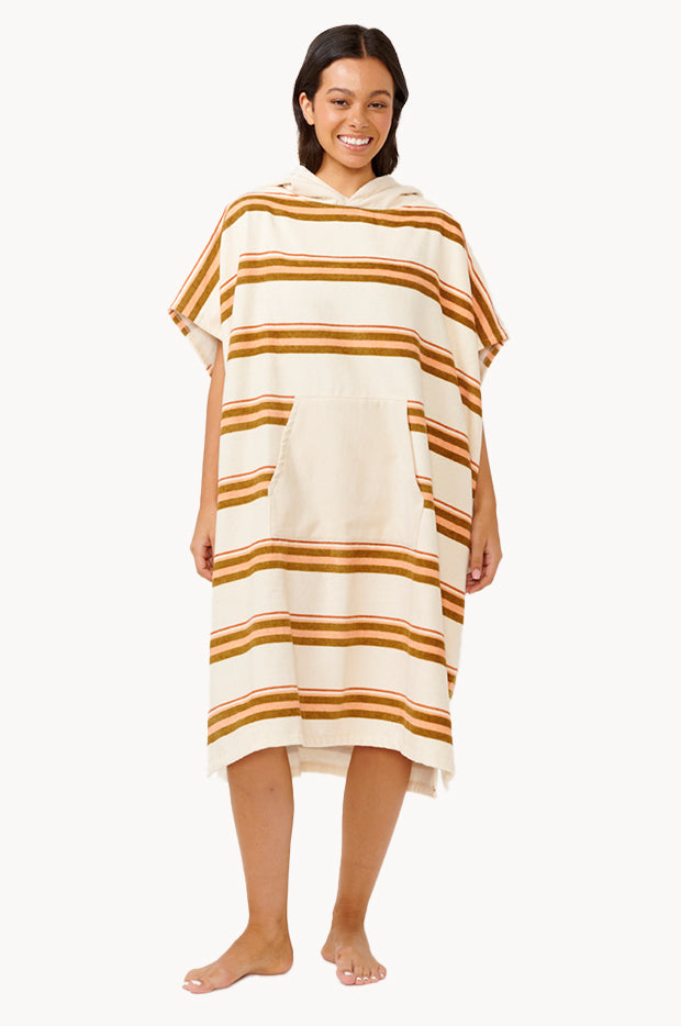 Stripe Mixed Hooded Towel