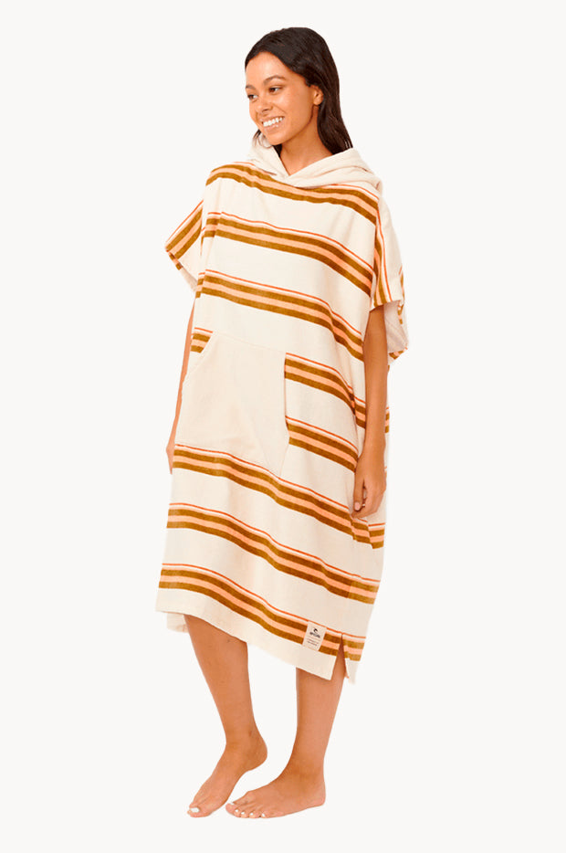 Stripe Mixed Hooded Towel