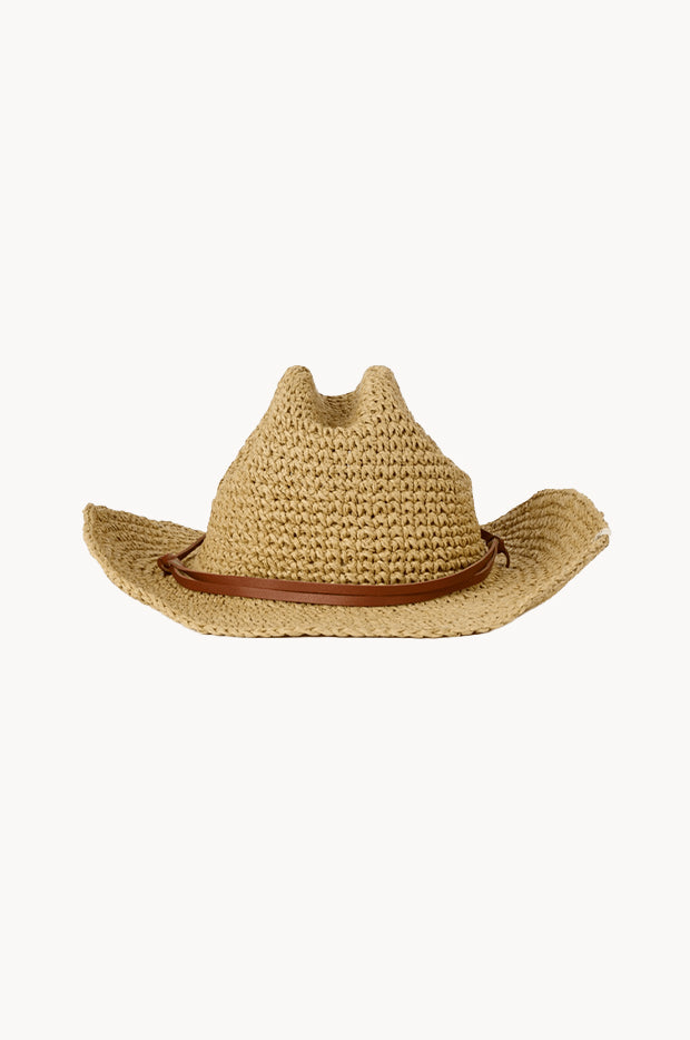 Girls Crochet Cowgirl Hat