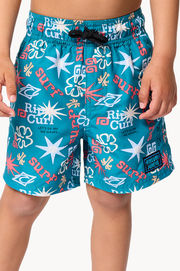 Boys Wave Dayz Volley Boardshort